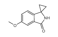 5'-METHOXYSPIRO[CYCLOPROPANE-1,1'-ISOINDOLIN]-3'-ONE structure