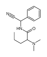 N-[cyano(phenyl)methyl]-2-(dimethylamino)pentanamide Structure