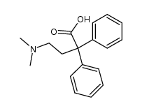 4-dimethylamino-2,2-diphenyl-butyric acid Structure