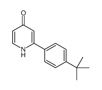 2-(4-tert-butylphenyl)-1H-pyridin-4-one结构式