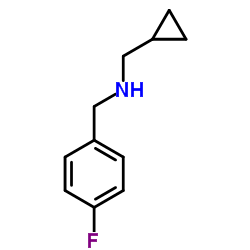 N-(Cyclopropylmethyl)-4-fluoro-benzylamine structure