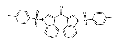 bis(1-tosyl-1H-indol-3-yl)methanone Structure