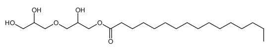 [3-(2,3-dihydroxypropoxy)-2-hydroxypropyl] hexadecanoate结构式