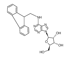 N6-(9-fluorenylmethyl)adenosine结构式