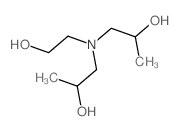 2-Propanol,1,1'-[(2-hydroxyethyl)imino]bis- Structure