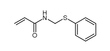 N-((phenylthio)methyl)acrylamide结构式