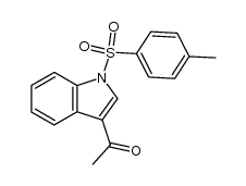 3-acetyl-N-tosylindole结构式