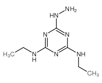 N2,n2-二乙基-6-肼基-1,3,5-三嗪-2,4-二胺结构式