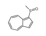 1-azulenyl methyl sulfoxide结构式