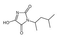 1-(4-methylpentan-2-yl)imidazolidine-2,4,5-trione Structure