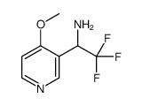 2,2,2-trifluoro-1-(4-methoxypyridin-3-yl)ethanamine结构式