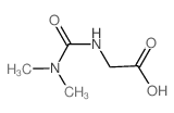 N-[(二甲基氨基)羰基]甘氨酸结构式