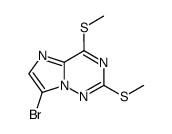 7-bromo-2,4-bis(methylthio)imidazo[2,1-f][1,2,4]triazine结构式