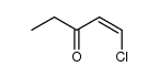 (Z)-1-chloropent-1-en-3-one结构式