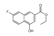 Ethyl 7-fluoro-4-hydroxy-2-naphthoate Structure