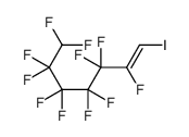 2,3,3,4,4,5,5,6,6,7,7-undecafluoro-1-iodohept-1-ene结构式