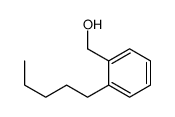 Benzenemethanol, 2-pentyl- (9CI) structure