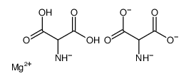 magnesium,2-azanidylpropanedioate,hydron Structure