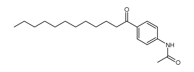 acetic acid-(4-lauroyl-anilide) Structure