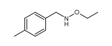 O-ethyl-N-(4-methylbenzyl)hydroxylamine结构式