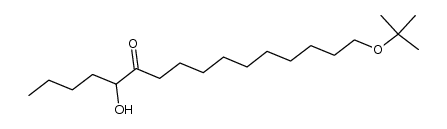1-tert-Butoxy-12-hydroxyhexadecan-11-on Structure