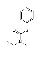 S-pyridin-4-yl N,N-diethylcarbamothioate结构式