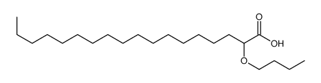 2-butoxyoctadecanoic acid Structure