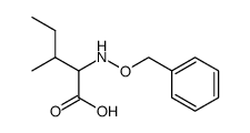 2-Benzyloxyamino-3-methyl-pentanoic acid Structure