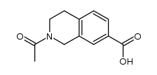 2-acetyl-1,2,3,4-tetrahydroisoquinoline-7-carboxylic acid Structure