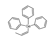 (Z)-1-triphenylgermyl-1-propene结构式