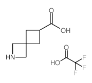 2-氮杂螺[3.3]庚烷-6-羧酸 三氟乙酸酯结构式