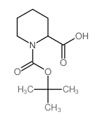 N-Boc-2-哌啶甲酸结构式