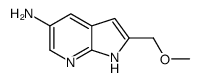 2-(Methoxymethyl)-1H-pyrrolo[2,3-b]pyridin-5-amine Structure