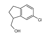 (6-chloro-2,3-dihydro-1H-inden-1-yl)methanol Structure