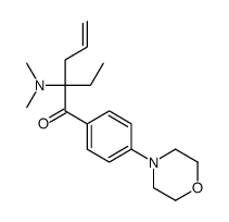 2-(dimethylamino)-2-ethyl-1-(4-morpholin-4-ylphenyl)pent-4-en-1-one结构式