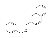 2-(phenylmethoxymethyl)naphthalene Structure