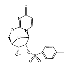 2'-O-tosyl-2,5'-anhydrouridine Structure