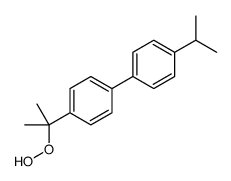 1-(2-hydroperoxypropan-2-yl)-4-(4-propan-2-ylphenyl)benzene Structure