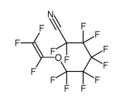 2,2,3,3,4,4,5,5,6,6-十氟-6-[(1,2,2-三氟乙烯基)氧]己腈结构式