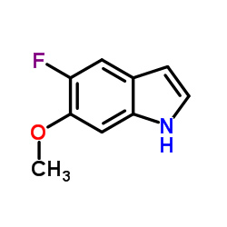 5-Fluoro-6-methoxy-1H-indole structure