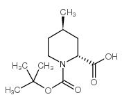 (+/-)-trans-n-boc-4-methyl-pipecolinic acid Structure