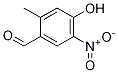 4-hydroxy-2-Methyl-5-nitrobenzaldehyde结构式