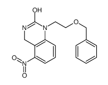 5-nitro-1-(2-phenylmethoxyethyl)-3,4-dihydroquinazolin-2-one结构式