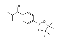 2-Methyl-1-(4-(4,4,5,5-tetramethyl-1,3,2-dioxaborolan-2-yl)phenyl)propan-1-ol Structure