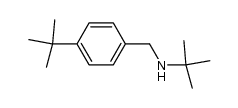 N-(4-tert-butylbenzyl)-tert-butylamine结构式