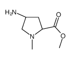 methyl (4R)-4-amino-1-methyl-L-prolinate(SALTDATA: 2HCl) structure