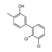 5-(2,3-dichlorophenyl)-2-methylphenol结构式