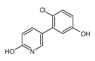 5-(2-chloro-5-hydroxyphenyl)-1H-pyridin-2-one结构式