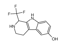 6-hydroxy-1-trifluoromethyl-1,2,3,4-tetrahydro-9H-pyridoindole结构式