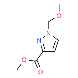 Methyl 1-(methoxymethyl)-1H-pyrazole-3-carboxylate structure